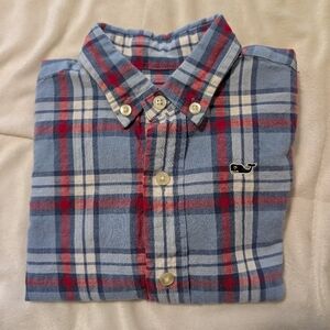 Vineyard Vines Toddler Boy Whale Shirt, Blue and Red, 3T